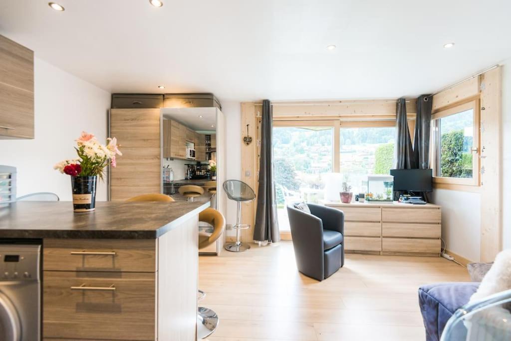 Appartement Pied-A-Terre Cosy Face Aux Pistes De La Princesse à Demi-Quartier Extérieur photo