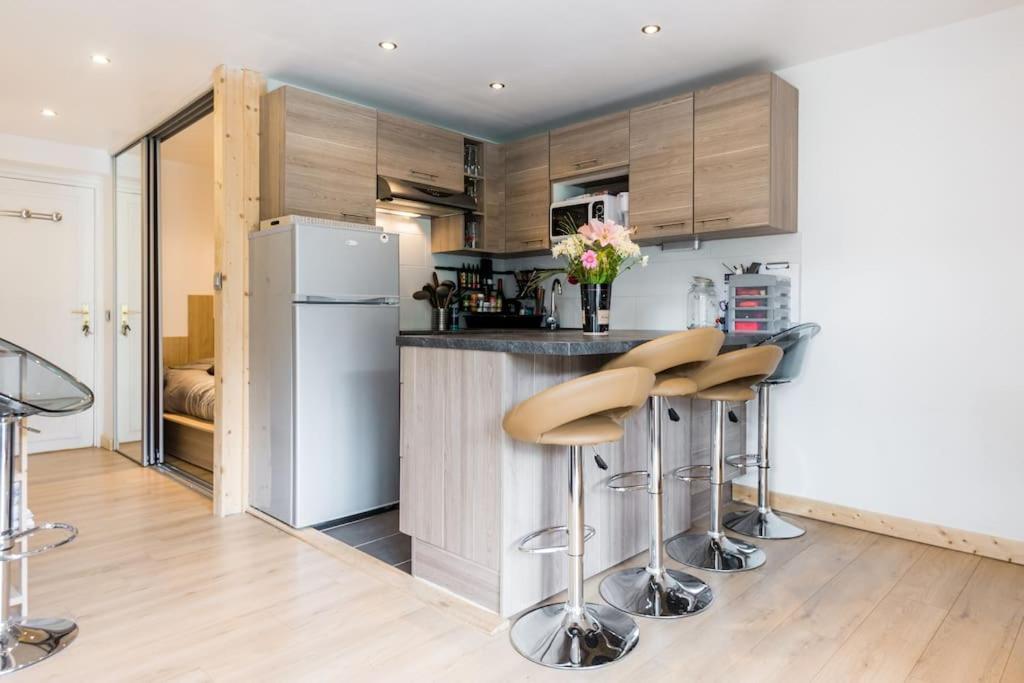 Appartement Pied-A-Terre Cosy Face Aux Pistes De La Princesse à Demi-Quartier Extérieur photo